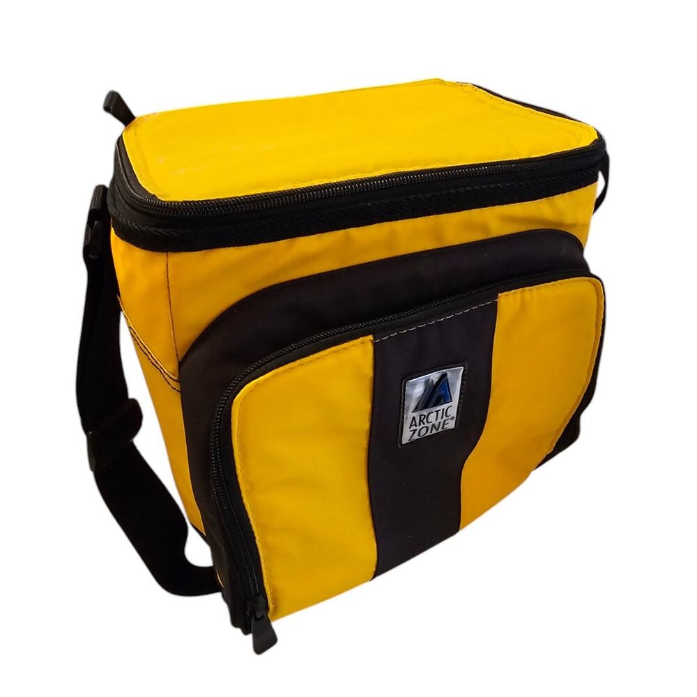 Arctic Zone Softshell Potable Insulated Cooler Yellow Black 11"